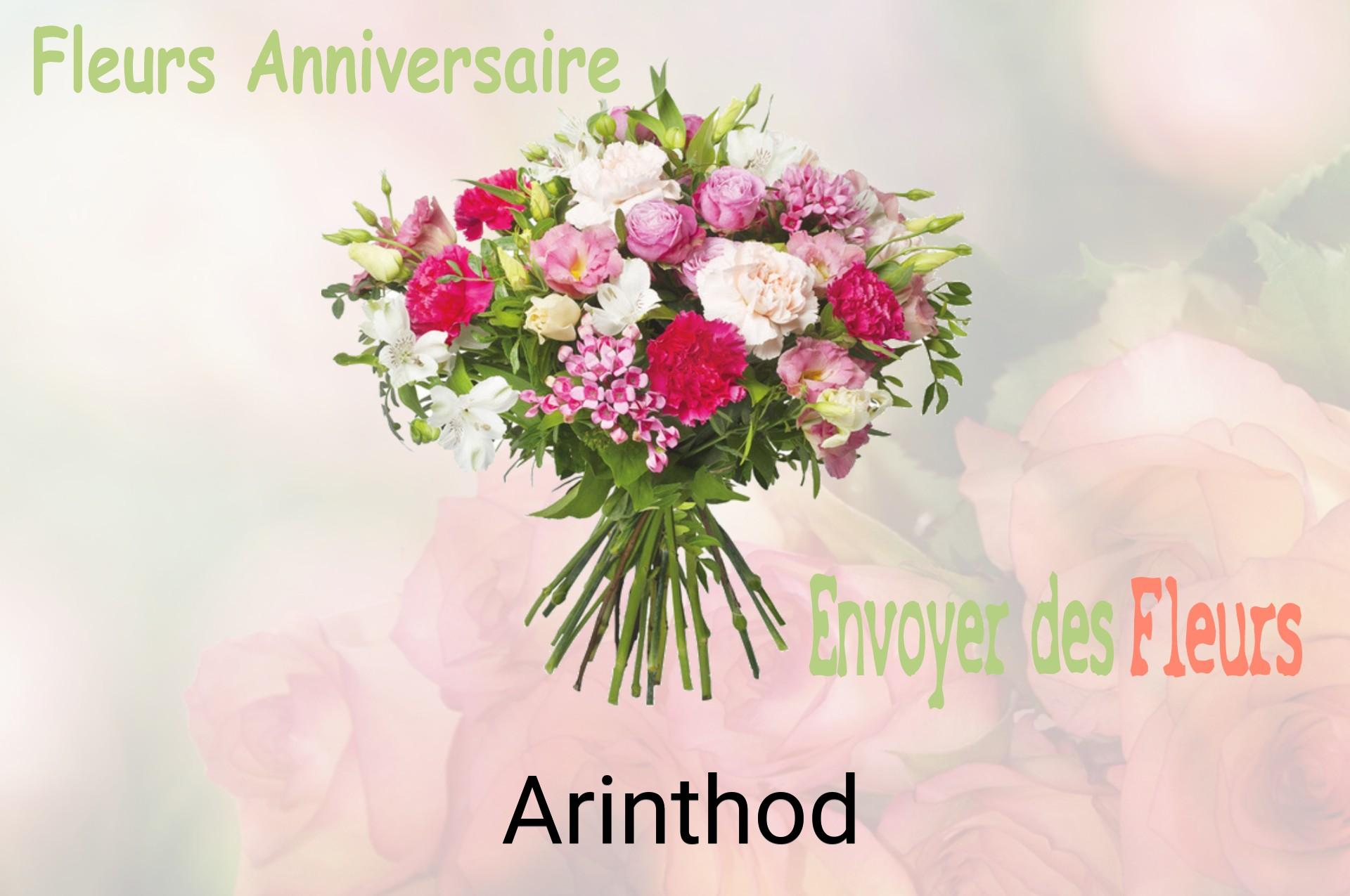 Bouquet de fleurs d’anniversaire livré à Arinthod