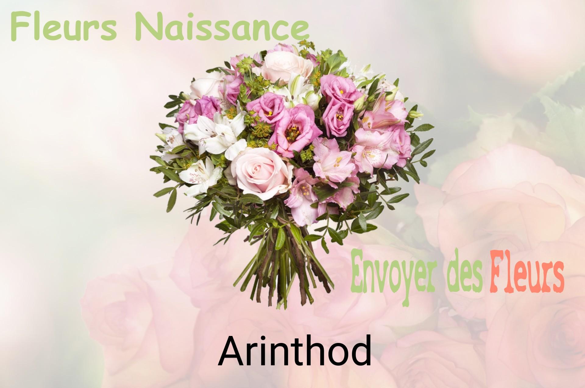 Bouquet de fleurs de naissance livré à Arinthod